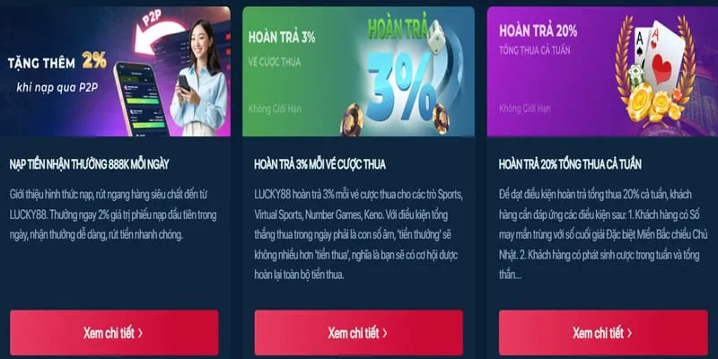 Cập nhật khuyến mãi casino